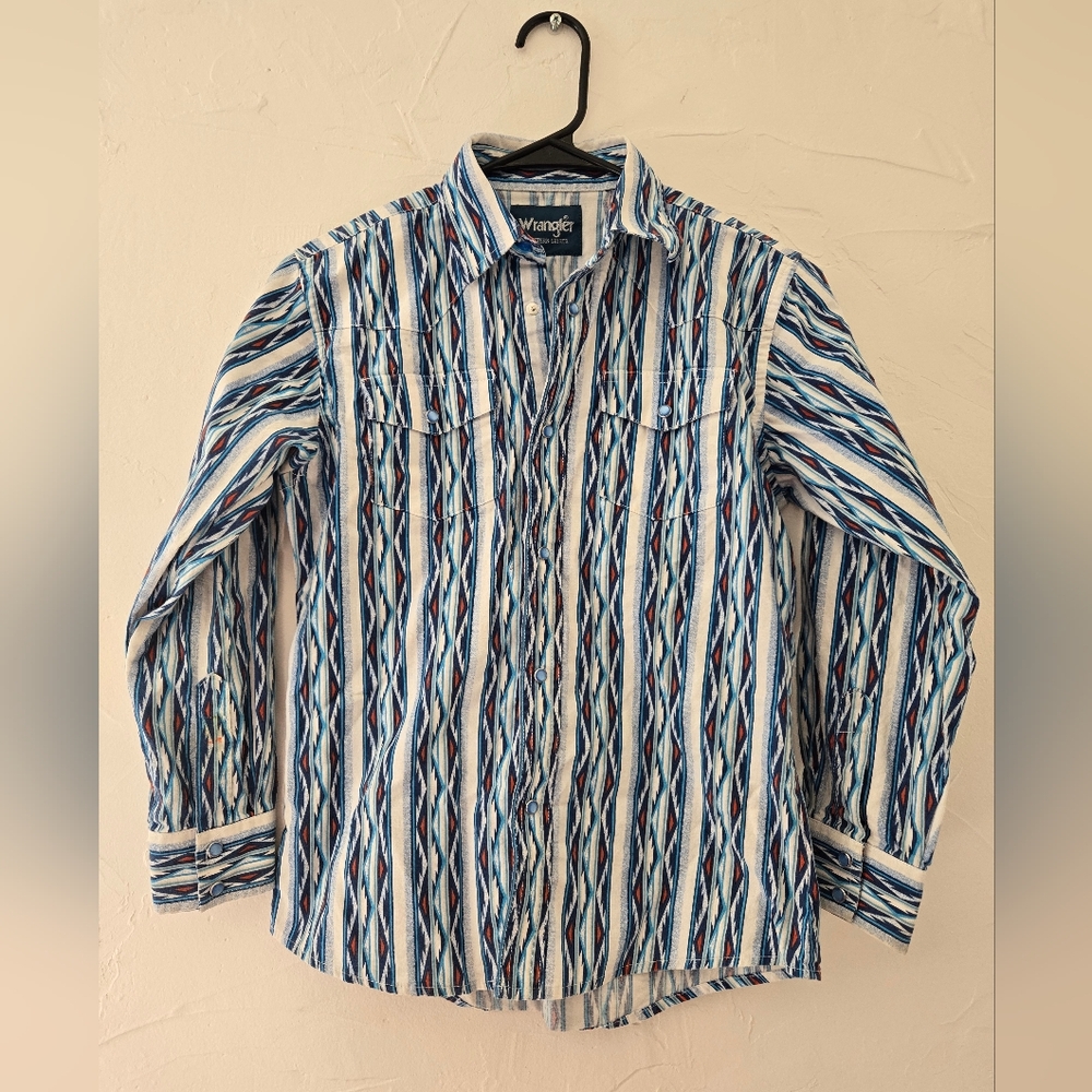 Striped Button-Up Shirt